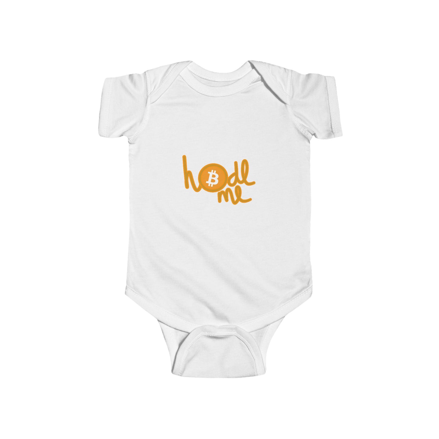 Hodl Me Baby Bodysuit – Bitcoin Crypto Infant Onesie