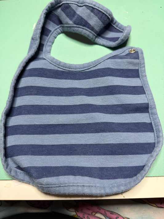 Striped Baby Bib – Just One You by Carter’s – Blue Cotton – One Size